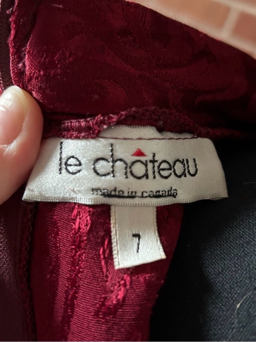 Le Château vintage 90s jacquard dress ❤️ - Picture 5 of 5